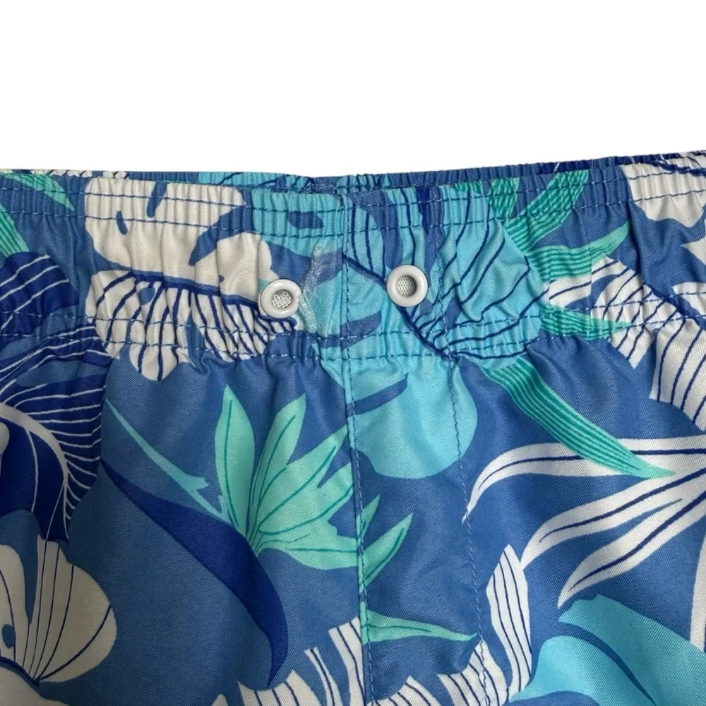 4/$25 The Children’s Place Boys Swim Trunks Size XXL 16 Blue Tropical Vacation